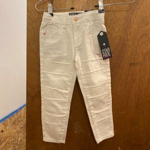 Girls size 3T Star Ride White Jeans NWT